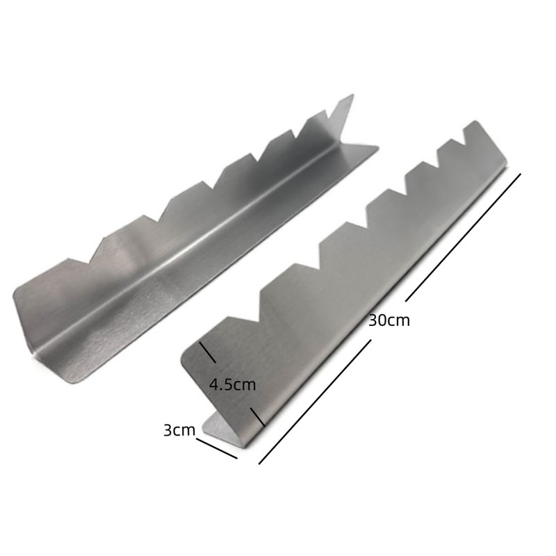 GYWHOOFT 4 Pcs Grill Skewers Rack Stainless Steel Skewers Rack