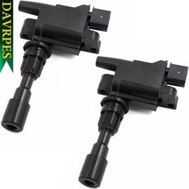 DAVRPES 2PCS ZL01-18-100 Ignition Coil for Mazda 323 BJ 1998-2003 1.6L, for Ford Laser 1998-2002 1.6L Replace#UF408｜BP6D-18100-A｜ZL01-18-100｜C1339｜IGC166｜ZL01-18-100B