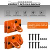 AMBULL 2 Pack Tractor Bucket Hooks with Tie Down Ring,