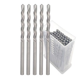 JFOGO 50 Pieces Drywall Cutting Tools 1/8 Inch Guide Point Cutting Bits,HSS65 Drill Bits, Cutting Drywall, Used for with Spiral Saw and Power Tools