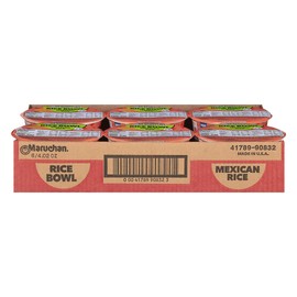 Maruchan Microwavable Mexican Rice Bowl, Instant Spanish Rice, 4.2 Oz, 6 Count
