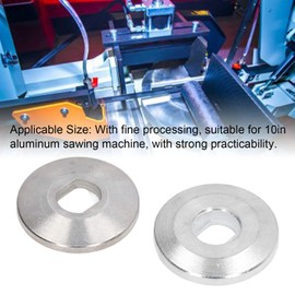 2Pcs Cutting Machine Pressure Plate Cemented Carbide Bearing Block Miter Saw Arbor Bushings for 10in Aluminum Mitre Saw