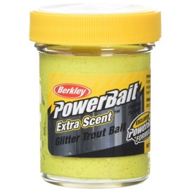 Berkley Powerbait Select Glitter Trout Bait, 642-1004954, Sunshine Yellow, 2 X50 g