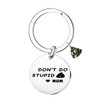 Nfyxcaz Funny Son Daughter Keychain from Mum Gag Gifts Keyring