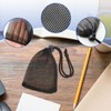 6Pcs Small Mesh Drawstring Bags - 6'' x 4'' Breathable