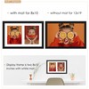 DUENPY 12x19 Double Picture Frame 8x10 Displays Two 8x10 inch