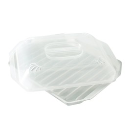 Nordic Ware Bacon Rack with Lid, 10.25x8x2 Inches, White