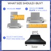Deck Post Base Cover Durable, Snap-Together Shoe Base Instantly Transforms