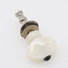 CashBeat 4Pcs White Ukulele Tuning Pegs, Metal Pin Machine Heads