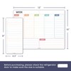 ALEZEL Magnetic Weekly Calendar Whiteboard for Fridge, Refrigerator Dry Erase