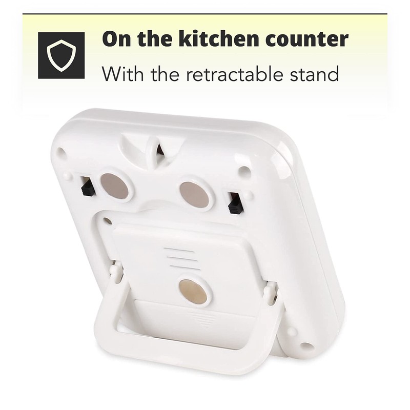 H&S Kitchen Timer Alarm Clock Digital Cooking Timer Magnetic Countdown