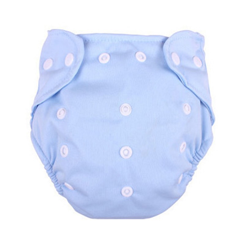 6PCS Baby Cloth Diapers Adjustable Washable Reusable Soft Breathable Infant