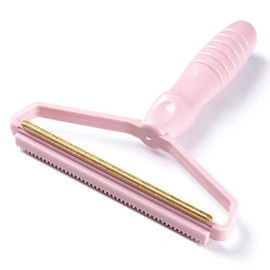 Luckious Reusable Dog and Cat Fur Removal Tool Pet Hair Remover - Portable Carpet Scraping for Sofas, Furniture, Carpets, Cushions and Clothing（Pink or Blue）