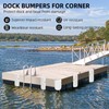 Boat Dock Bumpers,Dock Fenders Bumper for Edge and Side,Marine-Grade Straight