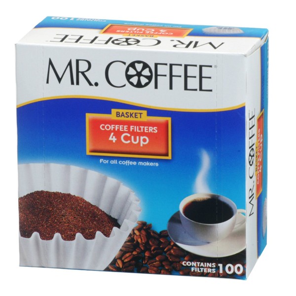 Rockline Industries Inc JR100 "4 Cup" 100-Count Coffee Filter For Mr. Coffee JR-4