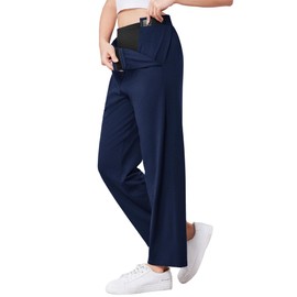 Deyeek Tear Away Pants for Women Post Surgery Must Haves After Hip Surgery Post Surgery Pants Hip Surgery Recovery Gifts Navy Blue