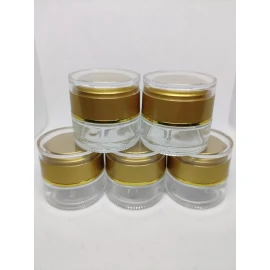 Meliars Pomadera 15grs Dorada Cristal (30 Piezas)