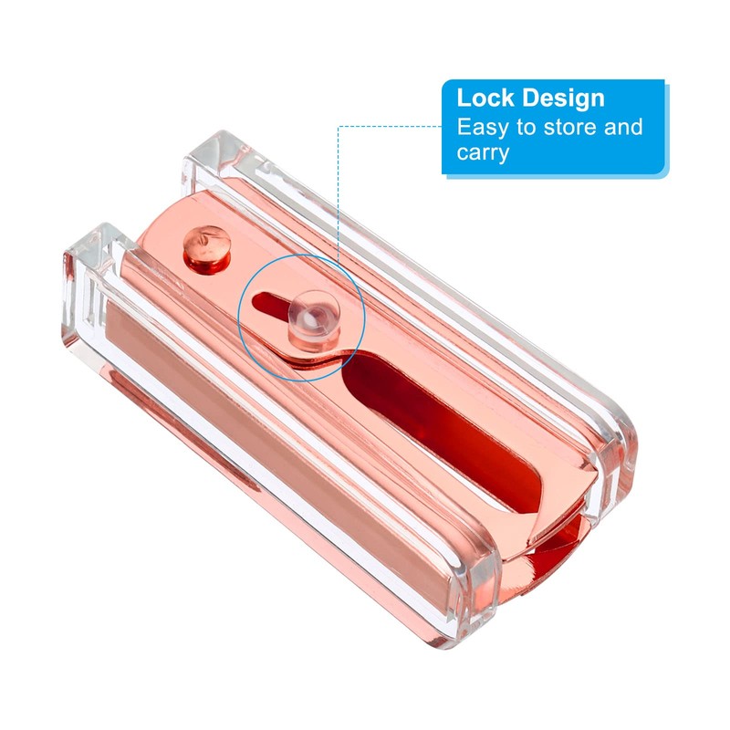PATIKIL Acrylic Staple Remover, 2 Pack Portable Lockable Jaw Style