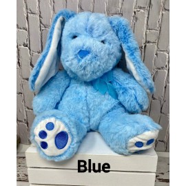 Way To Celebrate NEW Stuffed Plush Bunny Rabbit Toy 9 Colors - Blue