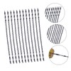 Outanaya 12pcs Scroll Saws Spiral Blades Durable Jigsaw Accessories for