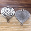 42pcs Celtic Knot Charms, Irish Traditional Pendants Antique Silver Alloy