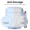 Svanove for Airpods Case Clear Glitter (1st/2nd), Cute Sparkle Bling