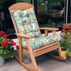 LVTXIII Outdoor/Indoor Rocking Chair Cushion Set with Thick Padding, All
