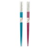 Husband and Wife Chopsticks with Cherry Blossom Pearl, Blue, Pink,