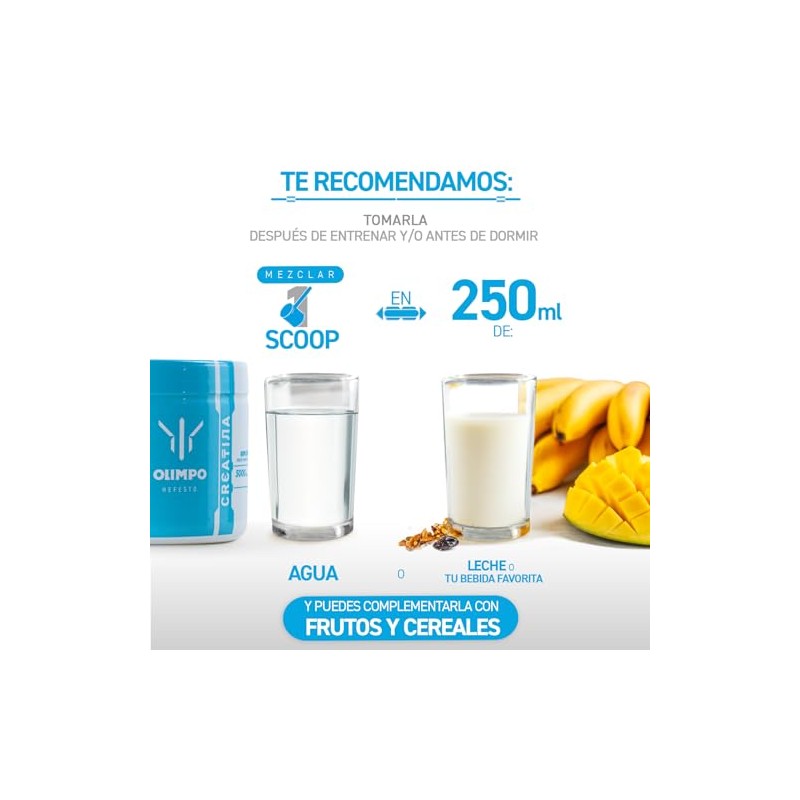 OLIMPO HEFESTO Creatina Monohidratada | 60 servicios | 300 g