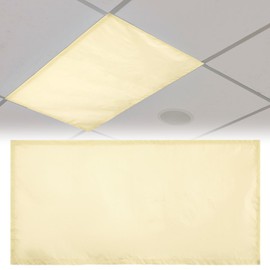 Patelai 4 x 2 Feet Fluorescent Light Cover for Ceiling Lights Magnetic Light Cover with 10 Magnets Fluorescent Light Filters for School Classroom Home Office Drop Lamp Decor (Star Trails)
