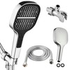 8-in-1 Shower Head - ASRCLOO Handheld ShowerHead, Universal High Water