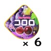UHA Mikakuto Koro Grape, 1.7 oz (48 g) x 6
