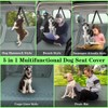 nuoozy Dog Car Seat Cover for Back Seat Compatible with