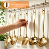 Rzspher Cooking Utensils Set, 6 pcs Kitchen Utensils Set (Golden)