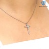 JEWELEXCESS Silver Cross Necklaces for Women –Silver Cross Necklace for