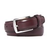 Fabio Valenti Leather Belt for Men(40, Wine Red)