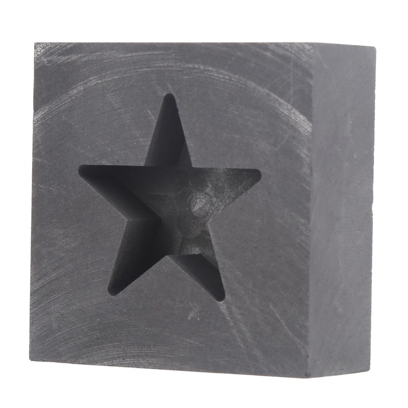 Graphite Casting Ingot Mould Mold Crucible Melting FivePointed Star Mould