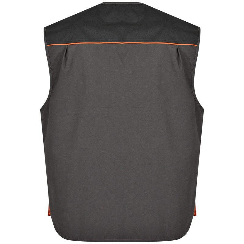 BWOLF Atlas Multifunctional Work Vest Men's Work Vest Classic Grey/Orange,
