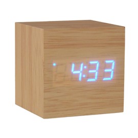 FlashingBlinkyLights Blue LED Light Up USB Alarm Clock