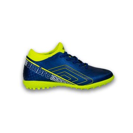 Umbro Spirito Youth Turf Soccer Shoes (Blue/Lime/White, us_Footwear_Size_System, Big_Kid, Men, Numeric, Medium, Numeric_4_Point_5)