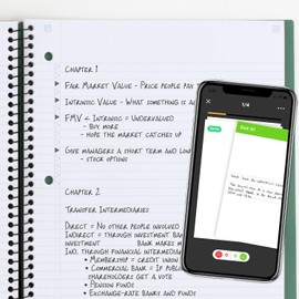 Five Star Advance Spiral Notebooks + Study App, 2 Pack, 1 Subject, College Ruled Paper, 11" x 8-1/2", 100 Sheets, With Spiral Guard and Movable Dividers, Black, Pacific Blue (820112)