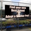 Vinyl Banner Multiple Sizes Adopt A Shelter Pet Advertising Printing