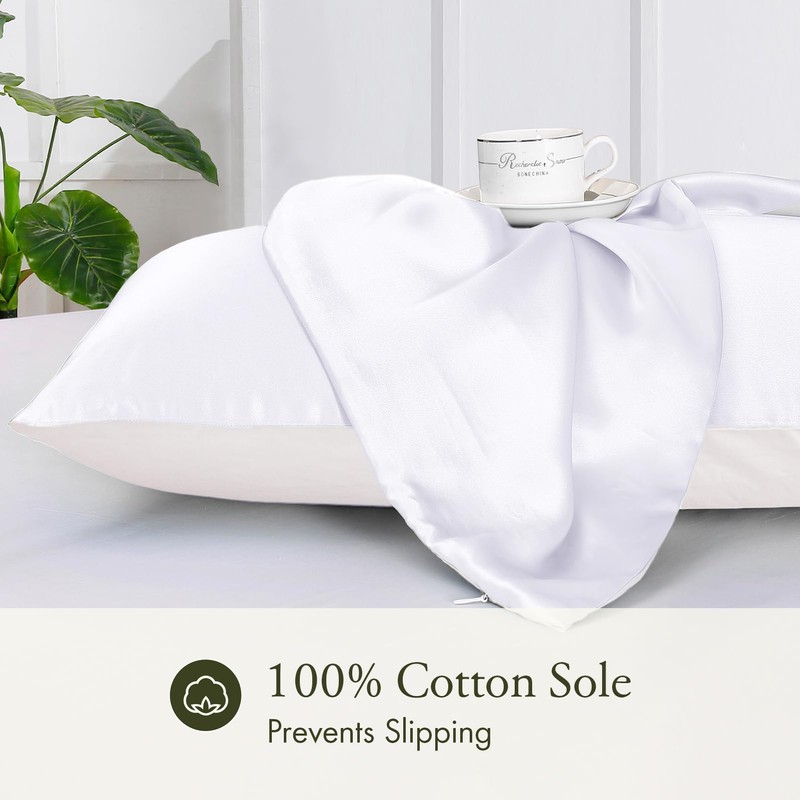 LILYSILK 1PC Silk Pillowcase for Hair and Skin, 19 Momme