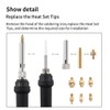 Dytabepl Stealth Kit Heat Set Insert Tool Soldering Iron Heat