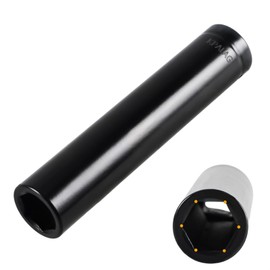 KPALAG Thickened 40Cr Steel Extra Deep 3/4" Socket 1/2" Drive 6 Point Truck Cage Bolt Socket Tool Removal Puller Tool Compatible with Truck Air Brakes with 800921 Cage Release Bolt