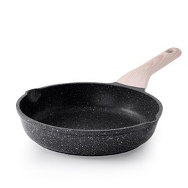 Kordisen Nonstick Frying Pan Skillet, 9.5 Inch Granite Cooking Pan, Egg Pan Omelet Pan, Healthy Stone Cookware Chef's Pan, PFOA Free, Induction Compatible