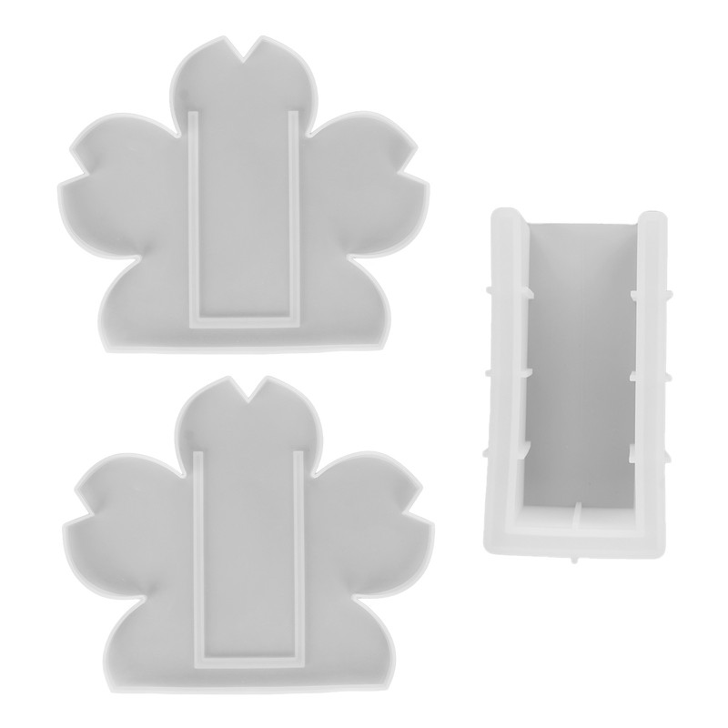 Flower Shape Epoxy Vase Mold DIY Reusable Strong Flexibility High