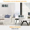 Large Digital Wall Clock, Electronic Alarm Clocks for Bedroom, Count