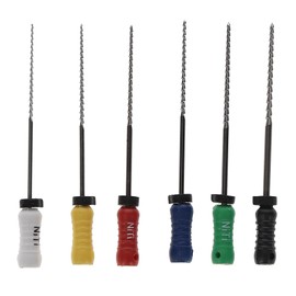 House Brand Dentistry 400442 HSB Hedstrom Endodontic Files NiTi 31mm #45-80 6/Pk