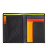 Man's multi-colour leather folding model wallet with zip by DUDU